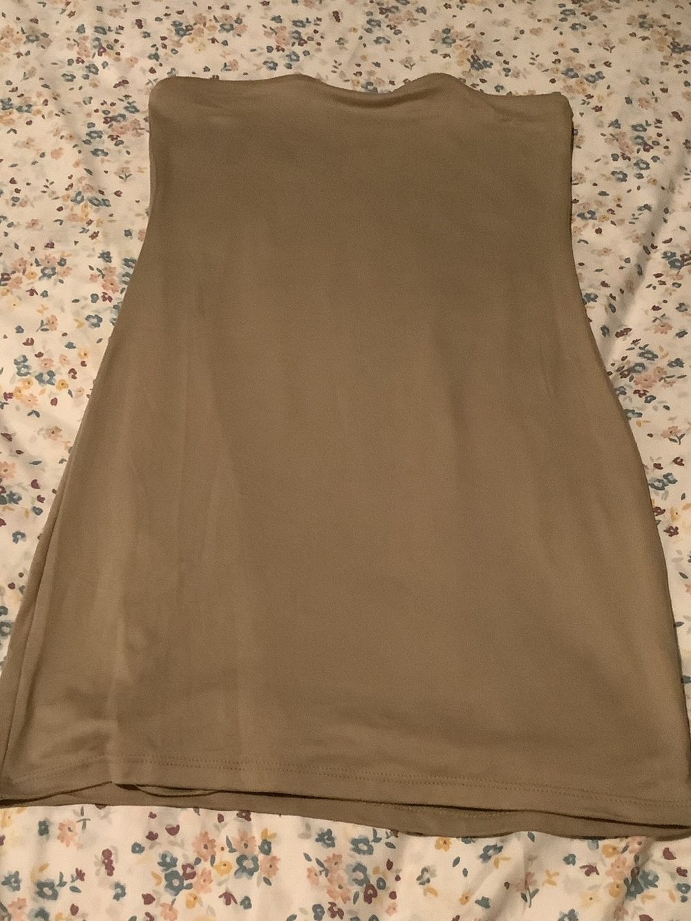 Rainbow Tan Mini Skirt